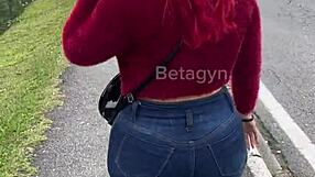 Shopping trip turns into her sucking my cock dry