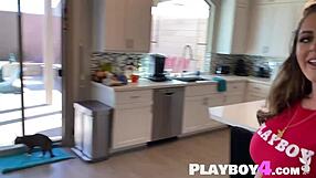 did you catch sophie dee's huge tits posing in bikini before fucking herself hard?