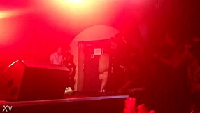 lady gaga stripping down in that hot show?