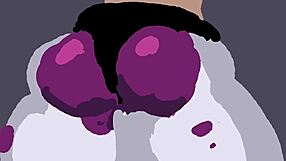 Juri dominates chun li in brutal street fighter maledom sex battle.