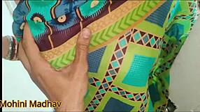 Random Store Guy Pounds Indian Beauty in Green Saree Costume Dirty Hindi Audio