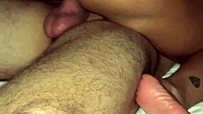 nosso primeiro date com o namorado da esposa direto pra cama e sexo quente a três