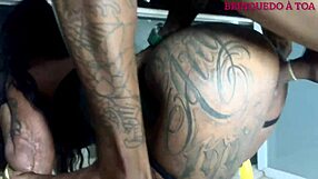 skinny teen slut panties down anal fucked by stepdad on balcony