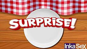 madrastra's big natural tits enrage tiny pervert stepson!