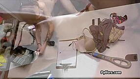 Perky Nerd Caught Stealing Cpu Begs For Office Pounding