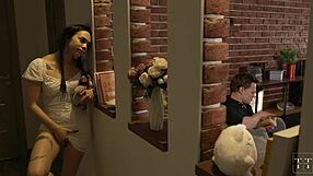 i can't stop peeping on my super hot muscular stepdad with his monster cock pounding skinny me