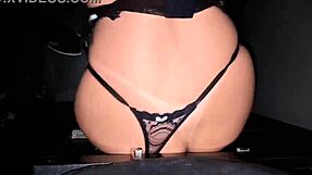 Swinger husband watches latina wife fucked through cabin door then joins inside