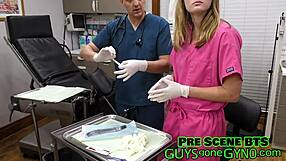 Nurse Tyler Lynn Dominates Dr Canada in Fetish Hospital Play