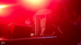 lady gaga stripping down in that hot show?