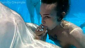 Curvy British Milfs Host Dripping Wet Bareback Orgy in Outdoor Swimming Pool with Monster Cocks