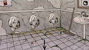 let's sneak out escape hospital floor with sneaky anal creampie fun