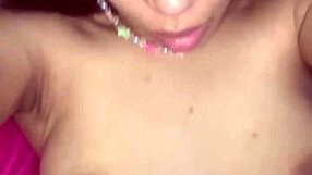 tiny 18yo mixed slut fingers her pussy just watching you stroke