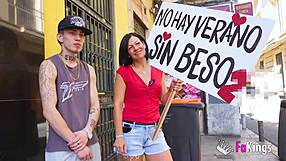 Sandra's Sexy Mature Lips Kiss Before Wild Outdoor Quickie Fucks