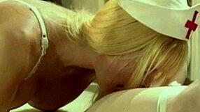 Hey nurses 😍 redhead lesbians lick pussies in lingerie hospital fetish play!