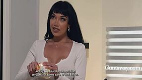 Naughty Busty Babes Lick Pussies Scissor and Squirt All Night