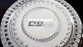 😈 dirty blonde mandy rhea slurps rome's huge cock then rides hard!!