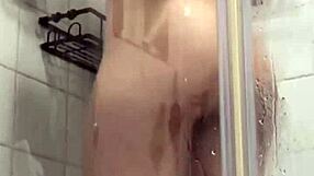 imagine her petite arab body glistening wet under shower streams teasing her tight holes