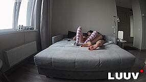 alice and lucien capture their early morning bedroom fuck on home cam