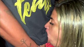 my cuckold wife meets a stud for amateur public sex rubbing blowjob flashing cum in front of everyone humiliating husband