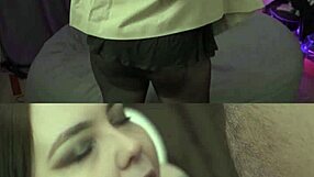curvy fat cutie strips with dirty talk undressing clothes ripped on double screen