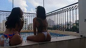 Brazilian Lesbians Handjob Femdom No Men Needed Ever!