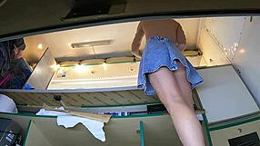 im so excited about this dumb sexy hostess upskirt voyeur pov