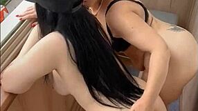 Stepmom Lesbian Dominates Stepdaughter with Doggystyle Assfucking and Deep Pussy Licking