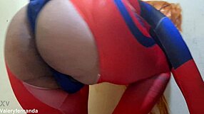 Fat Ass Trans Asuka Cosplay Slut Gapes Anal On Purple Dildo