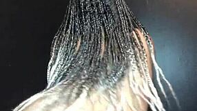 raposinha safada fingers her big clit curvy brazilian ass in cosplay pov