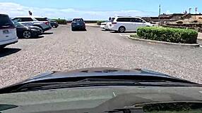 we cruise east oahu in the car chatting about mature milf sexual experiences and casting ideas