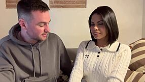 Behind Scenes Busty Latina Milf Kesha Ortega Showers with Andres Acosta Ass Worship