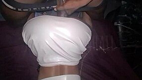 Stepdad Catches Club Ebony At 3Am And Makes Her Squirt Wildly