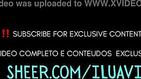 damn that hot thick ebony latina cums hard squirting all over black guy's thick cock