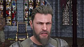 she bends over showing off her huge ass for intense blowjob play