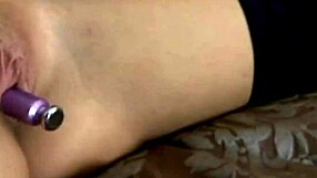 blonde and brunette babes in lingerie masturbate pussies with dildos and toys intimately