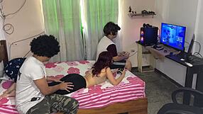 Hermosa chica de 18, why let your boyfriend's best friend doggystyle your big ass?