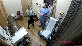 Channy Crossfire Nurse Humiliates Tanned Patient Pussy!