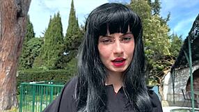 lucifera 19ans skinny lingerie model photo shoot paris europe