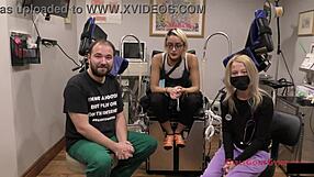 Channy Crossfire Nurse Humiliates Tanned Patient Pussy!