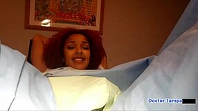 Dr Tampa rams gloves deep in Daisy Ducati's exam spread