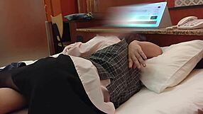 hey daytime horny slut begs for cock pantyhose ripped creampie orgasm