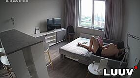 alice and lucien capture their early morning bedroom fuck on home cam