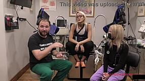 Channy Crossfire Nurse Humiliates Tanned Patient Pussy!