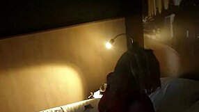 mature fit mistress teases with slow striptease ripping clothes off her tall petite frame