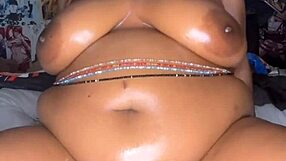 oiled bbw with big black cock rides your monster dick cowgirl moaning pretty fat tits bouncing?!