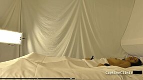 yasmine woods spreads shaved pussy missionary with toys backstage screaming