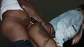my cuckold wife meets a stud for amateur public sex rubbing blowjob flashing cum in front of everyone humiliating husband