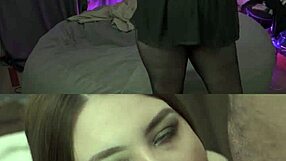 curvy fat cutie strips with dirty talk undressing clothes ripped on double screen