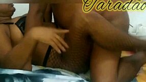 Preta squirts hard all over my throbbing cock in ecstasy