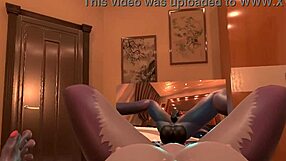 having fun playing with this oversized toy